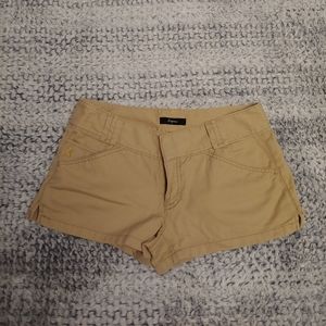 Tan Cotton Shorts from Express
